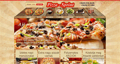 Desktop Screenshot of pizzasprint-monor.hu